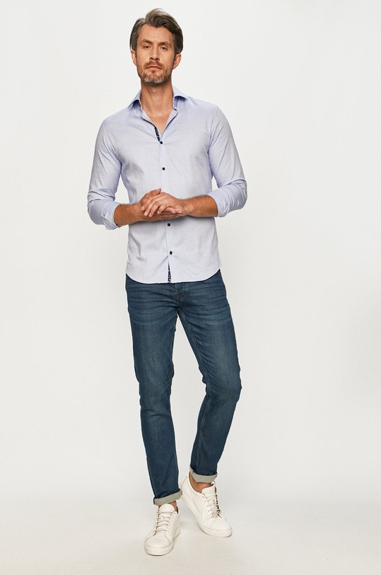 Oblečení Premium by Jack&Jones - Bavlněná košile 12173879 fialová