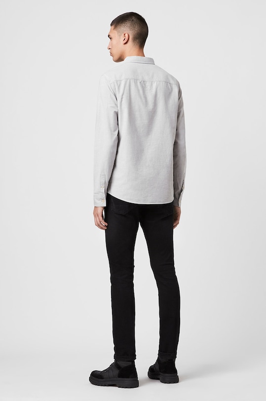 AllSaints – Koszula HUNGTINGDON LS SHIRT MS001J szary