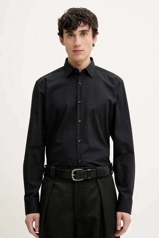 Hugo - Košeľa slim čierna 50289499.NOS