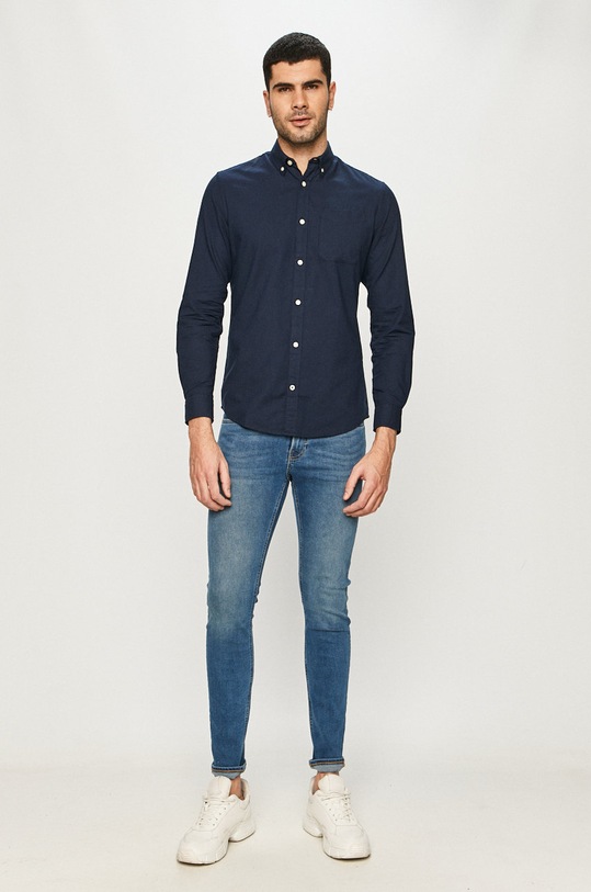 Odzież Jack & Jones - Koszula 12182486 granatowy