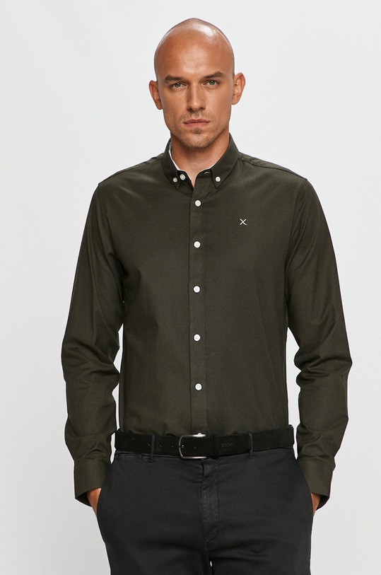 Clean Cut Copenhagen - Košeľa CC1482.Army zelená AA00
