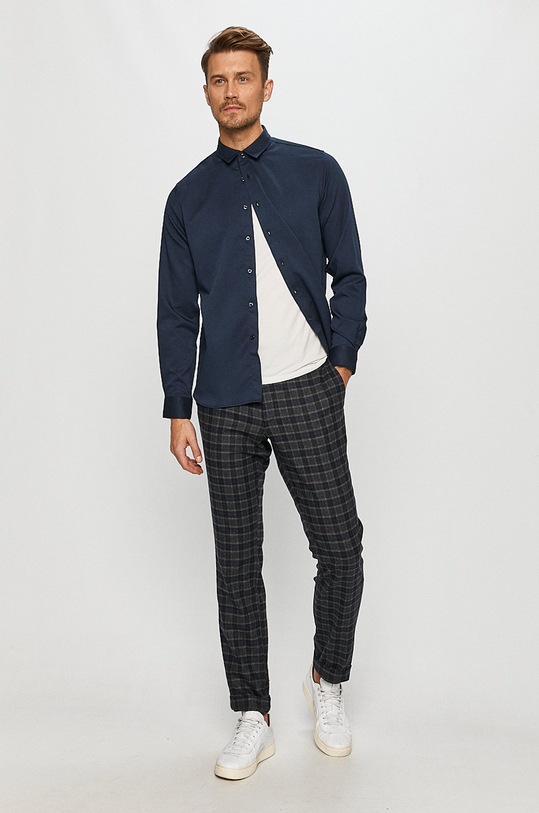 Clean Cut Copenhagen - Camasa bleumarin CC1760.Navy02