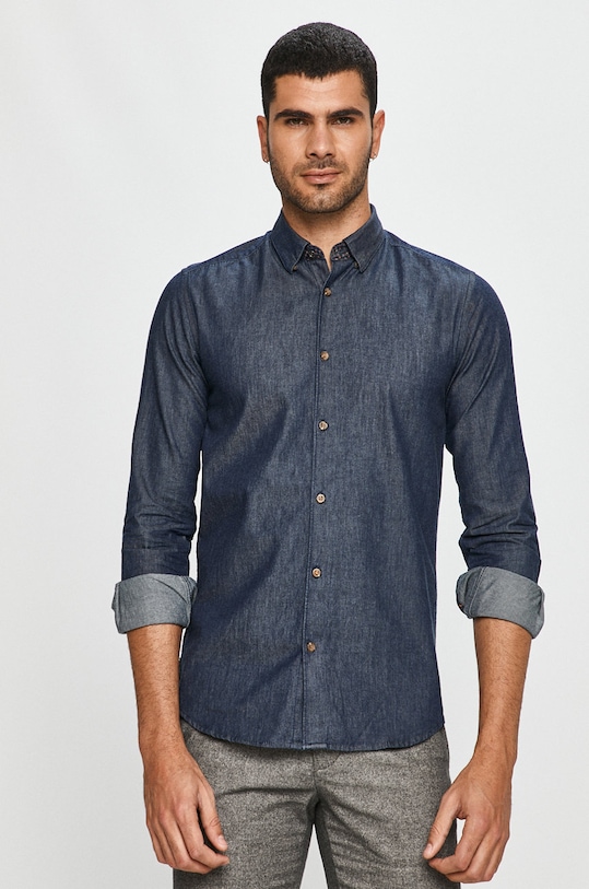 Only & Sons - Džínová košile 22015535 námořnická modř AA00