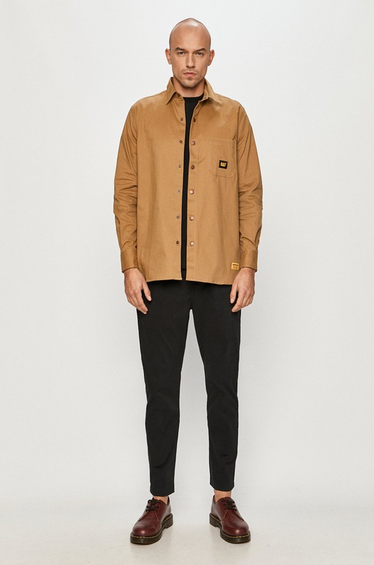 Odzież CAT Footwear - Koszula 2610598.11868 beżowy