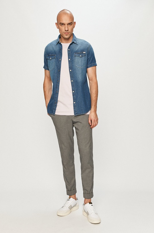 Odzież Jack & Jones - Koszula jeansowa 12159371 niebieski