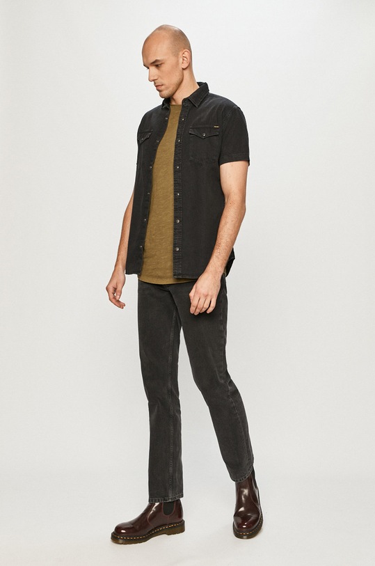 Odzież Jack & Jones - Koszula jeansowa 12159371 czarny