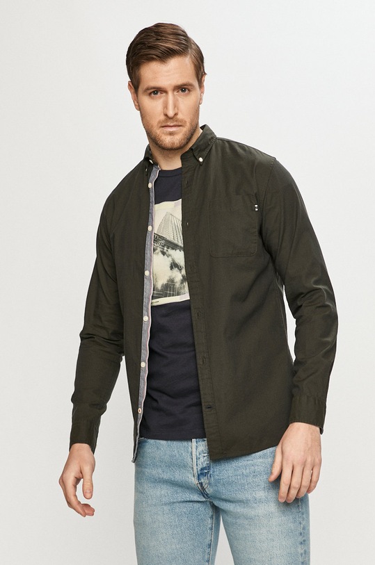 Jack & Jones - Bavlnená košeľa 12172736. zelená