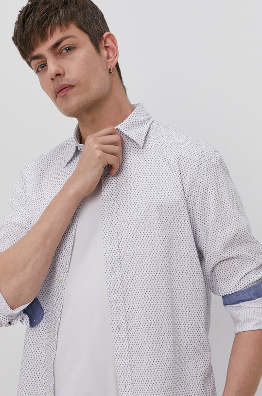 Jack & Jones - Bavlnená košeľa slim biela 12173241