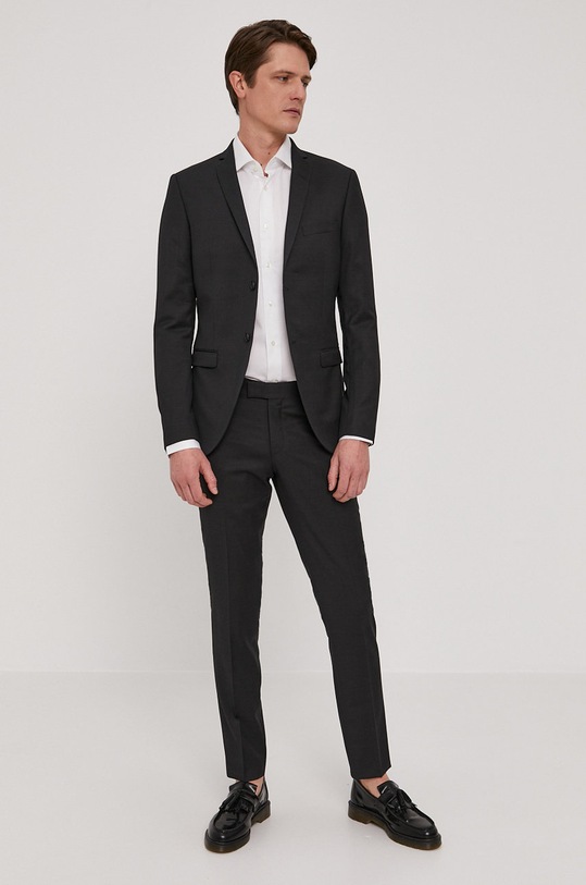 Odzież Tommy Hilfiger Tailored Koszula bawełniana TT67870366 biały