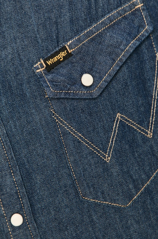 Wrangler - Camasa din bumbac W5F25K098 bleumarin AA00