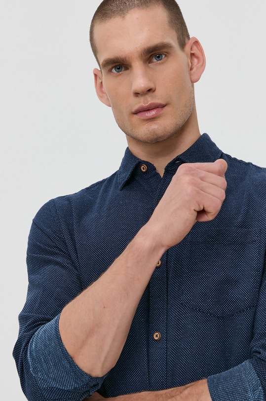 Jack & Jones Koszula bawełniana regular granatowy 12191162