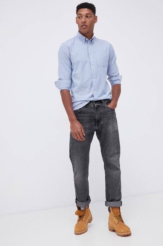 Ρούχα Πουκάμισο Premium by Jack&Jones 12192150 μπλε