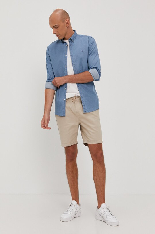 Odzież Jack & Jones Koszula 12185342 niebieski