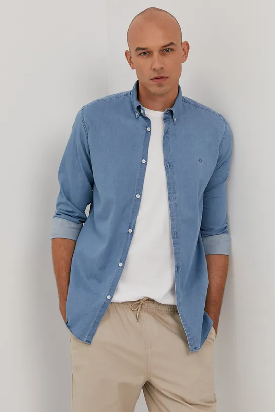 Jack & Jones Koszula 12185342 niebieski
