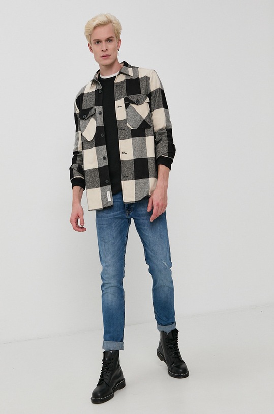 Bavlnená košeľa Only & Sons 22019854 čierna AA00