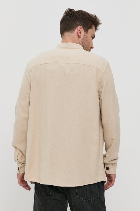 Odzież Only & Sons - Koszula bawełniana 22020603 beżowy
