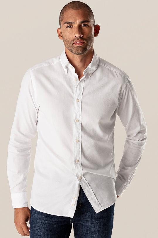 Eton Koszula bawełniana bawełna biały 937559596