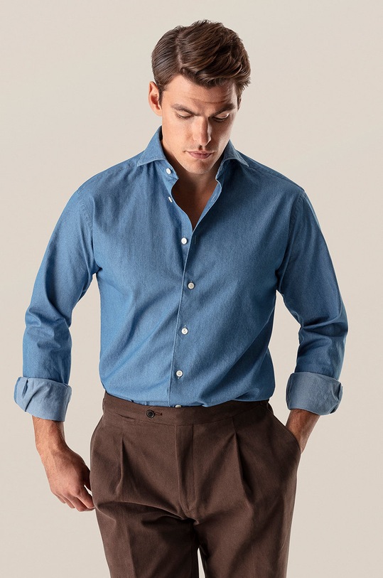 Eton Koszula bawełna niebieski 980084580