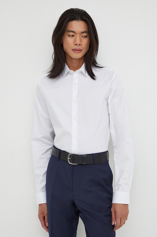 Tiger Of Sweden koszula z elastanem biały T68997004Z