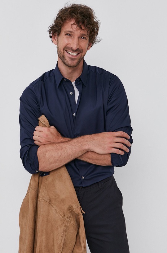 Košile Tiger Of Sweden T68997004Z námořnická modř