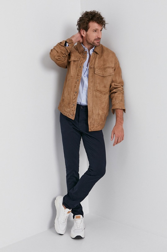 Odzież Tiger Of Sweden Koszula T68997005Z niebieski