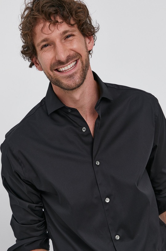 Tiger Of Sweden Koszula z elastanem czarny T68997005Z