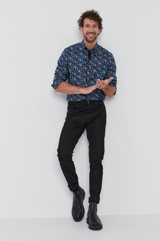Oblečení Košile Selected Homme 16075610 námořnická modř