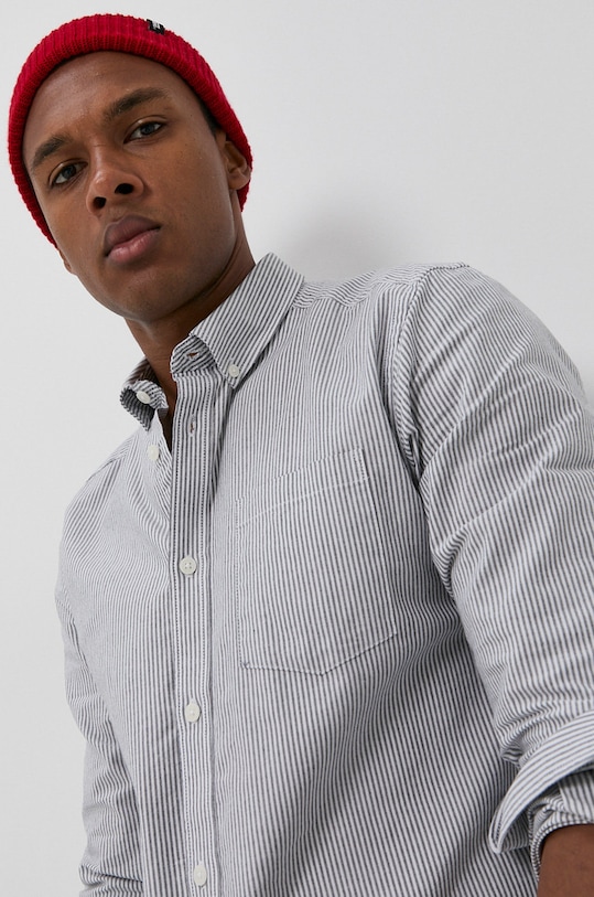 Only & Sons Koszula bawełniana bawełna szary 22019669