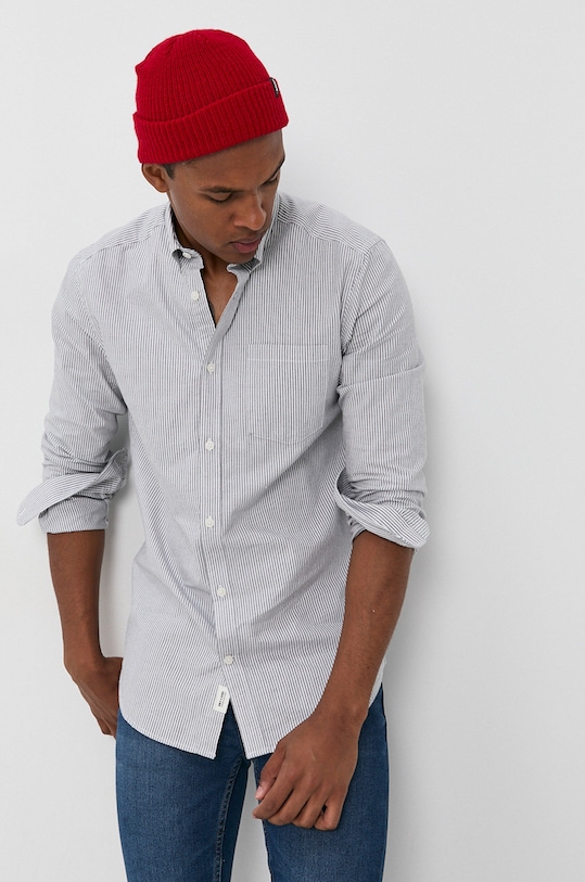 Only & Sons Koszula bawełniana 22019669 szary