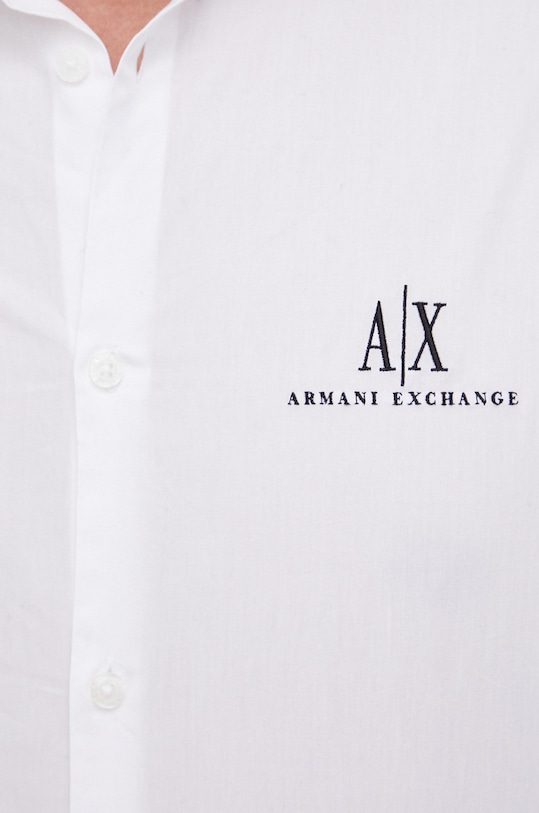 Armani Exchange Cămașă din bumbac 8NZCP2.ZNBJZ.NOS alb AA00