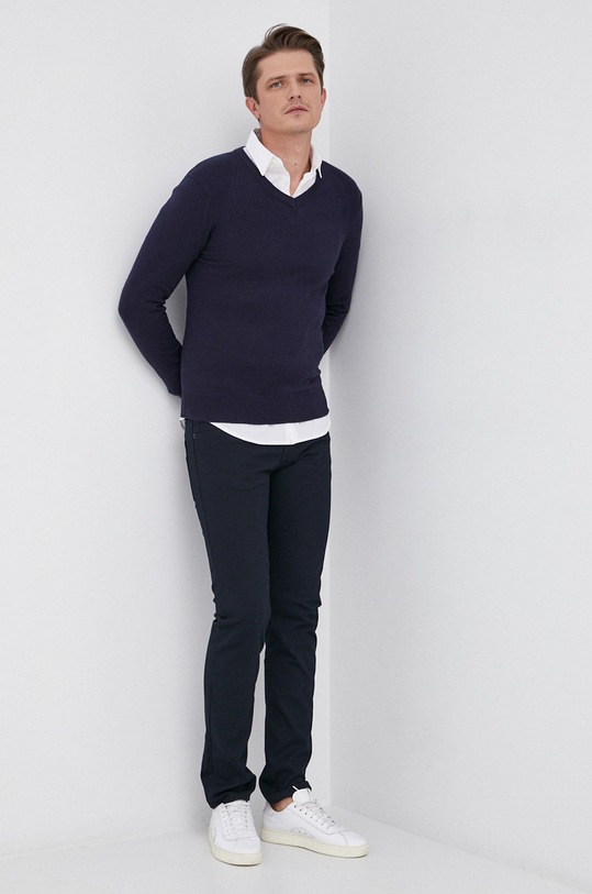 Îmbrăcăminte Armani Exchange Cămașă din bumbac 8NZCP2.ZNBJZ.NOS alb