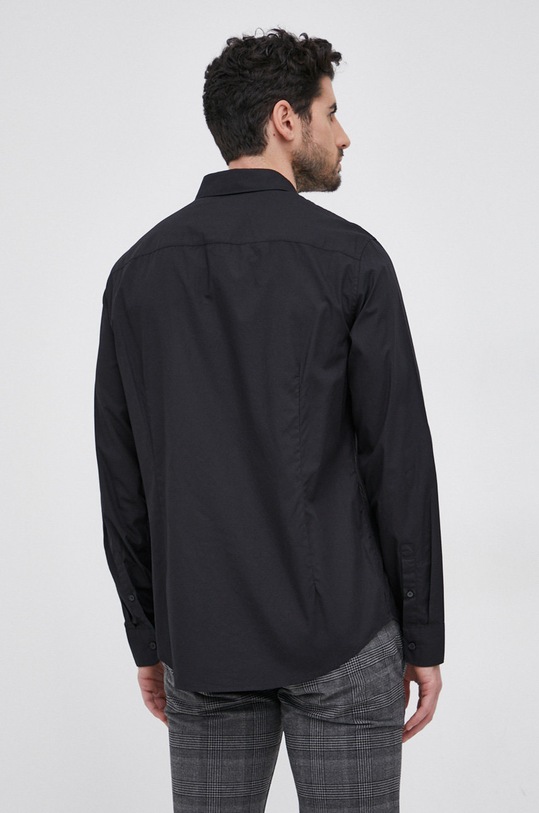 Armani Exchange koszula bawełniana czarny 8NZCP2.ZNBJZ.NOS