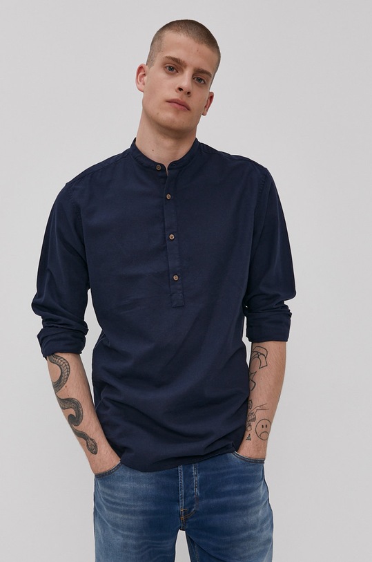 Jack & Jones Koszula 12183320 granatowy