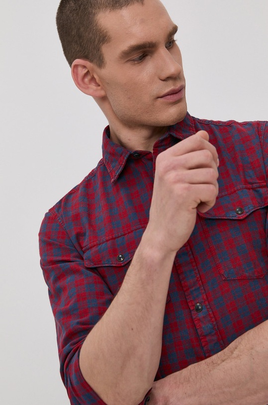 Jack & Jones Koszula bawełniana regular czerwony 12191874