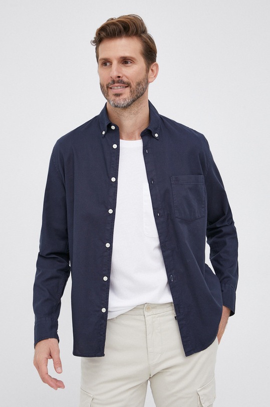 Marc O'Polo Koszula bawełniana M28736242190 granatowy