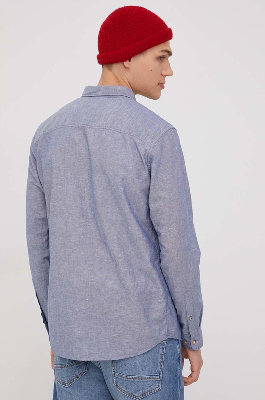 Odzież Jack & Jones koszula 12196819.FadedDenim niebieski
