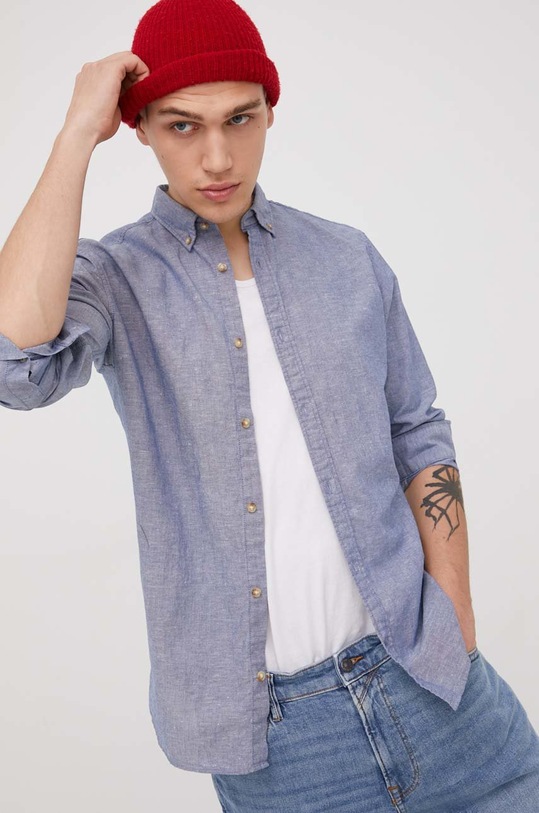 Jack & Jones koszula niebieski 12196819.FadedDenim