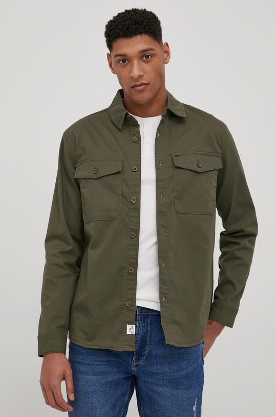 Košile Only & Sons hladký zelená 22021487.OliveNight