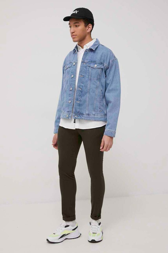 Only & Sons koszula z domieszką lnu 22021623.StarWhite biały AA00