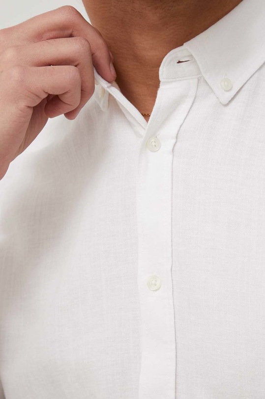 Only & Sons koszula z domieszką lnu 22021623.StarWhite biały