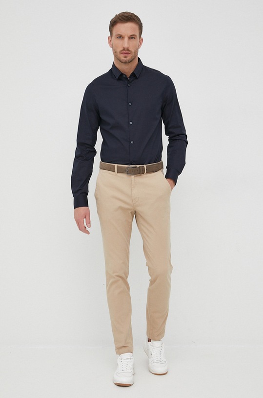 Odzież Armani Exchange koszula 8NZC31.ZN28Z.NOS granatowy