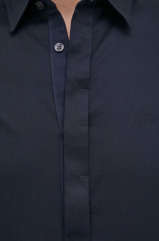 Košeľa Armani Exchange 8NZCBF.ZN10Z.NOS tmavomodrá