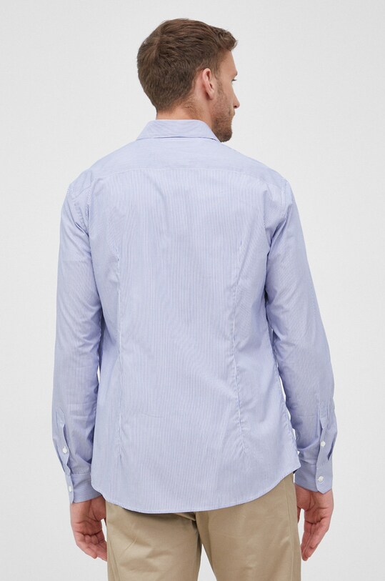 Emporio Armani camicia in cotone blu navy 8N1CD4.1NB1Z.NOS