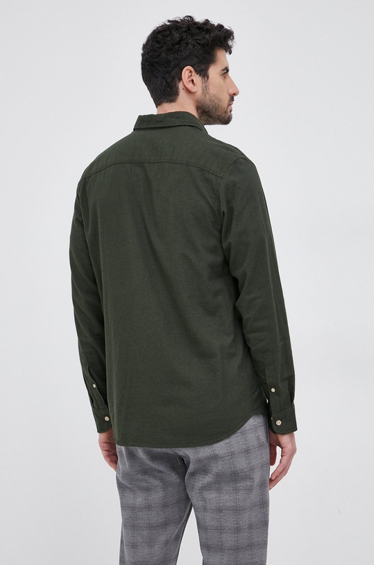 Selected Homme Koszula bawełniana zielony 16074464.DarkestSp1