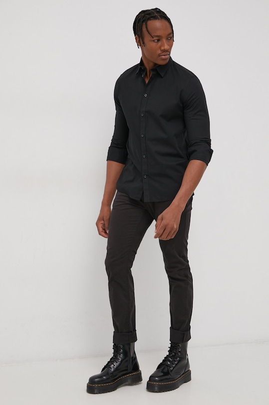 Îmbrăcăminte Solid Cămașă 21103247.799000 negru