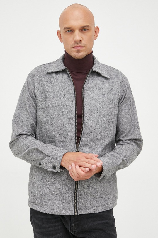 Košeľa Selected Homme regular sivá 16085234.CloudDance