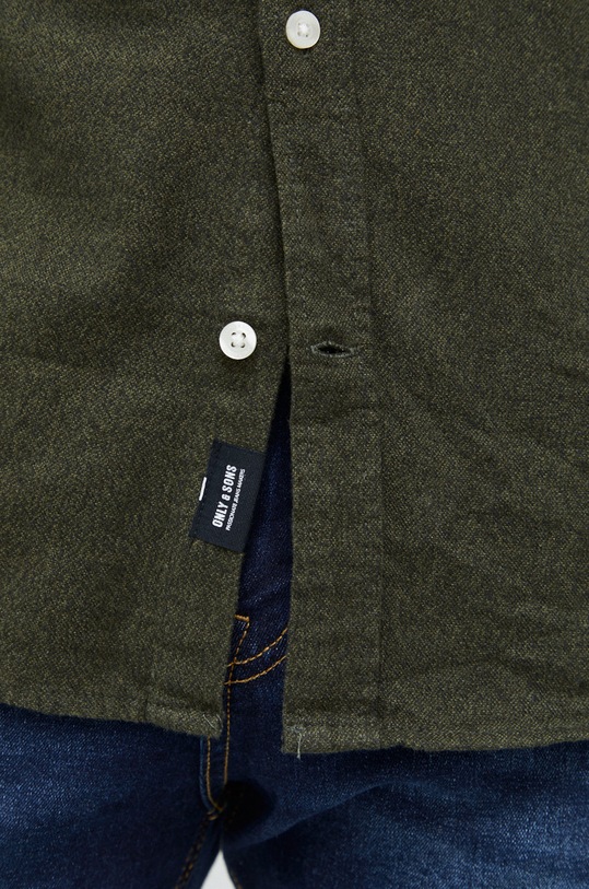 Only & Sons koszula bawełniana 22019878.Rosin zielony