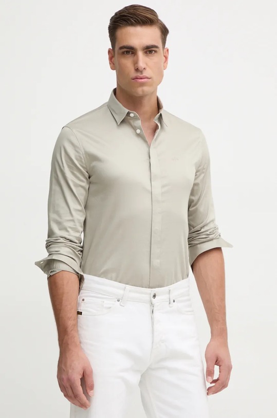 Armani Exchange camasa lung gri 8NZCBD.ZN10Z.NOS