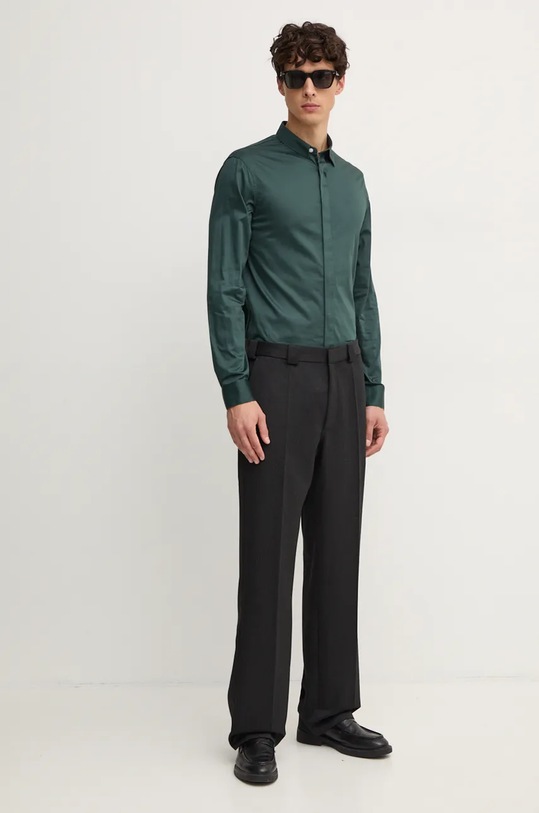 Armani Exchange koszula 8NZCBD.ZN10Z.NOS zielony AA00