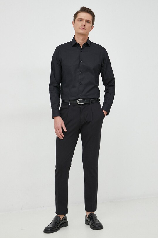 Košile Armani Exchange 8NZCBD.ZN10Z.NOS černá AA00